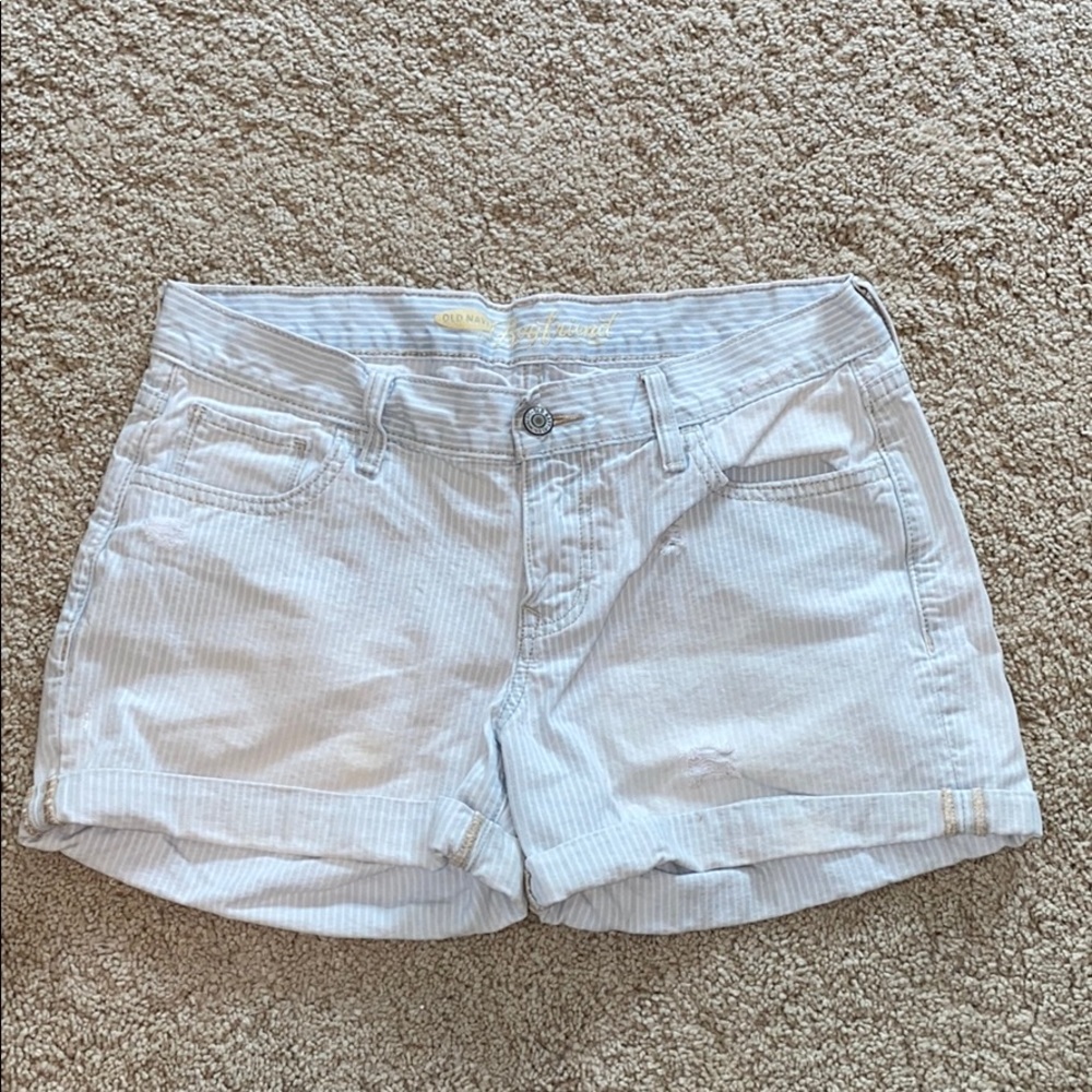 Pinstripe old navy shorts